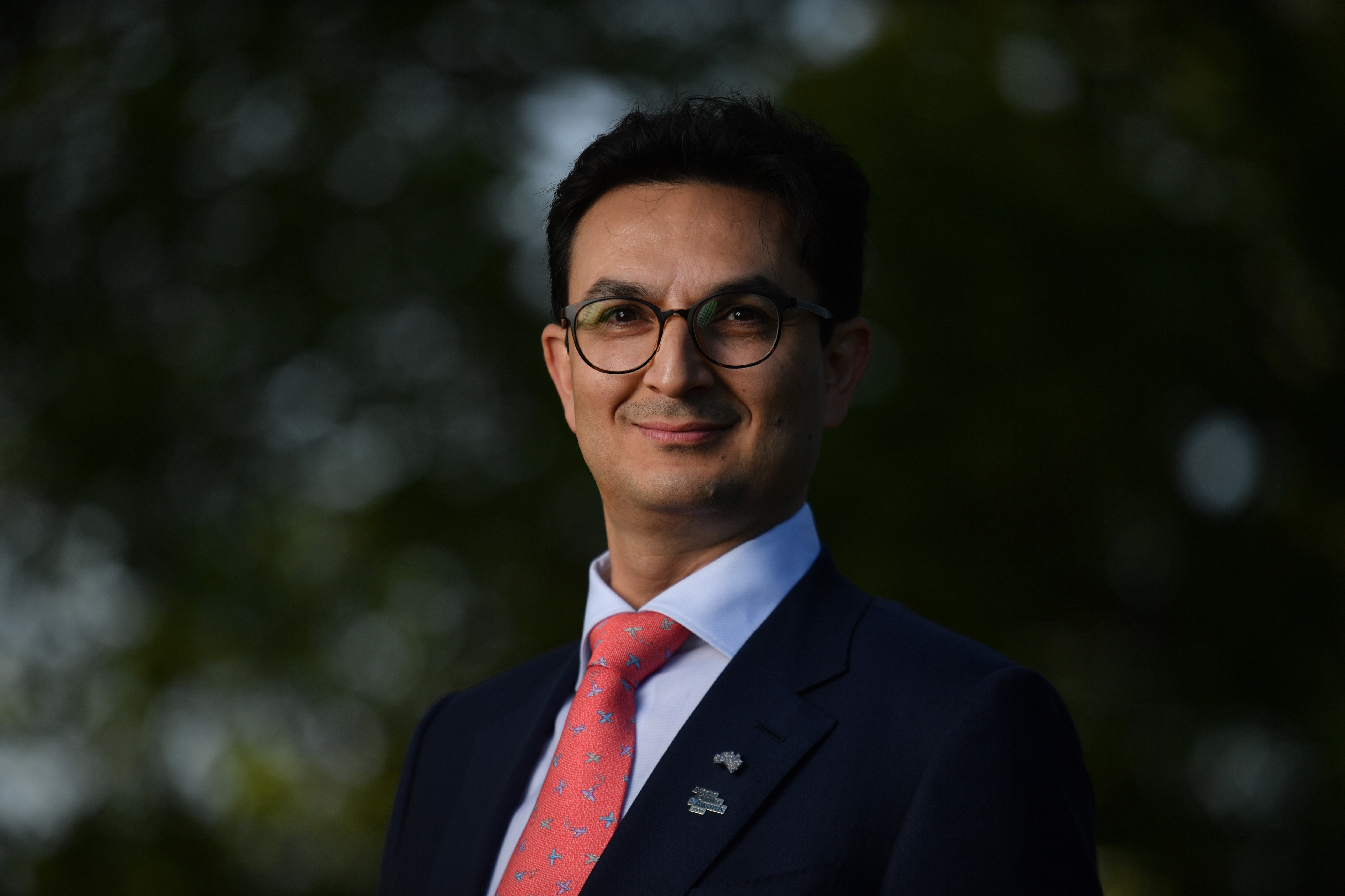 NSW's 2020 Australian of the Year finalist Professor Munjed Al Muderis poses for a portrait at a reception at Government House in Canberra, Friday, January 24, 2020. (AAP Image/Mick Tsikas) NO ARCHIVING