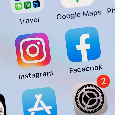  In this photo illustration, the Facebook and Instagram apps are seen on the screen of an iPhone on 4 October, 2021 in San Anselmo, California. 