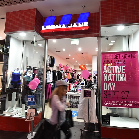 A Lorna Jane store at Melbourne Central.