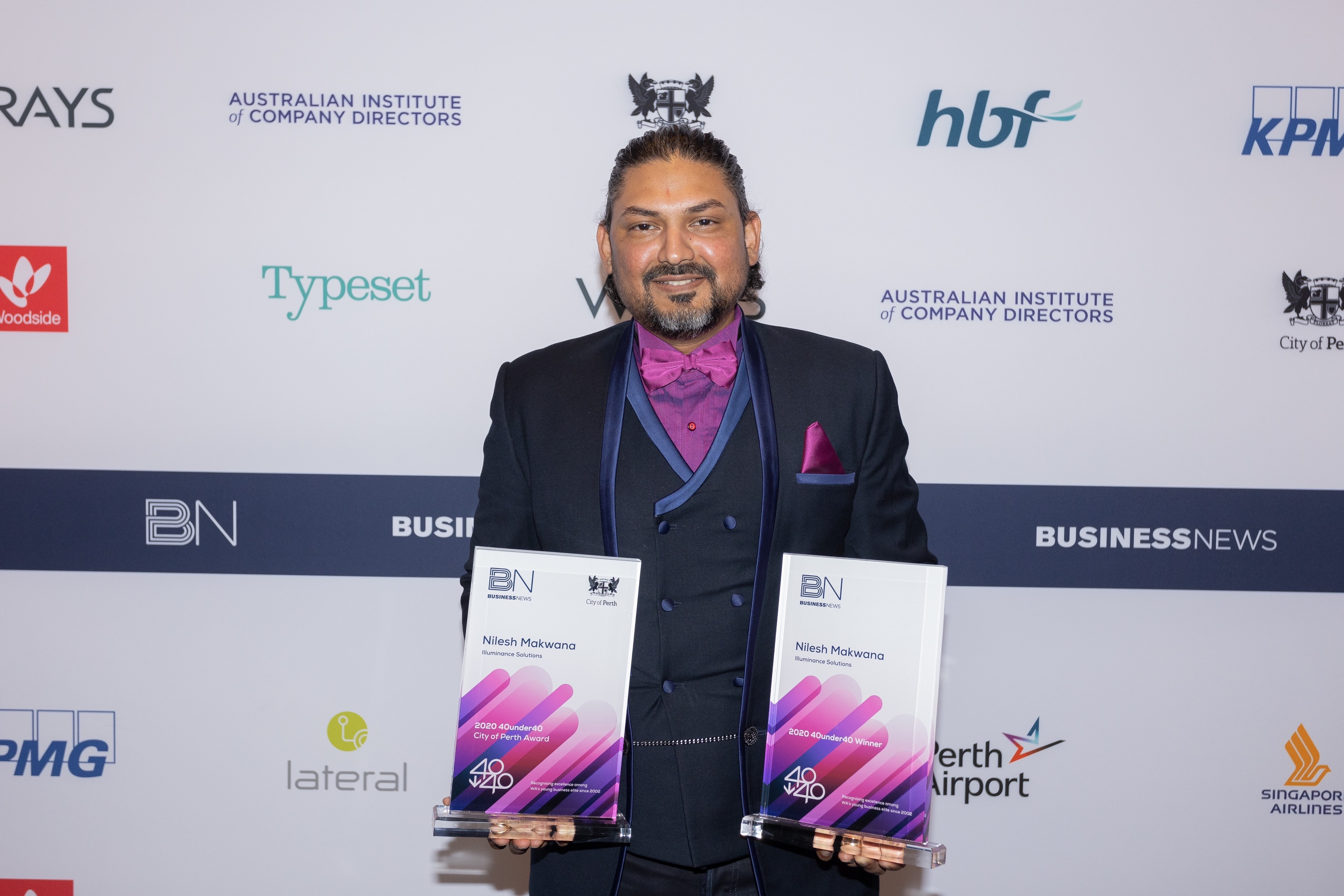 Nilesh Makwana wins top City of Perth Award - first Indian origin and only candidate to receive this recognition with two awards.