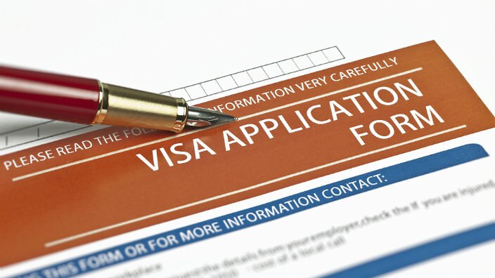 Australian visa application form - Getty