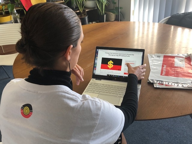 The Change.org petition to get the Aboriginal flag's licensing agreement chnaged.