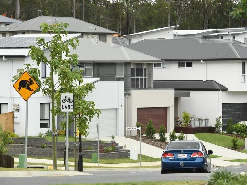 A file stock image of a residential street on the Gold Coast.