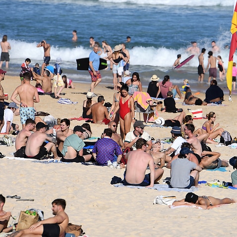 Bondi Beach, people enjoying the sun (AAP)