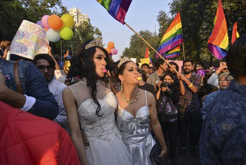 Indias Lgbt Community Marches Freely After Gay Sex Decriminalised