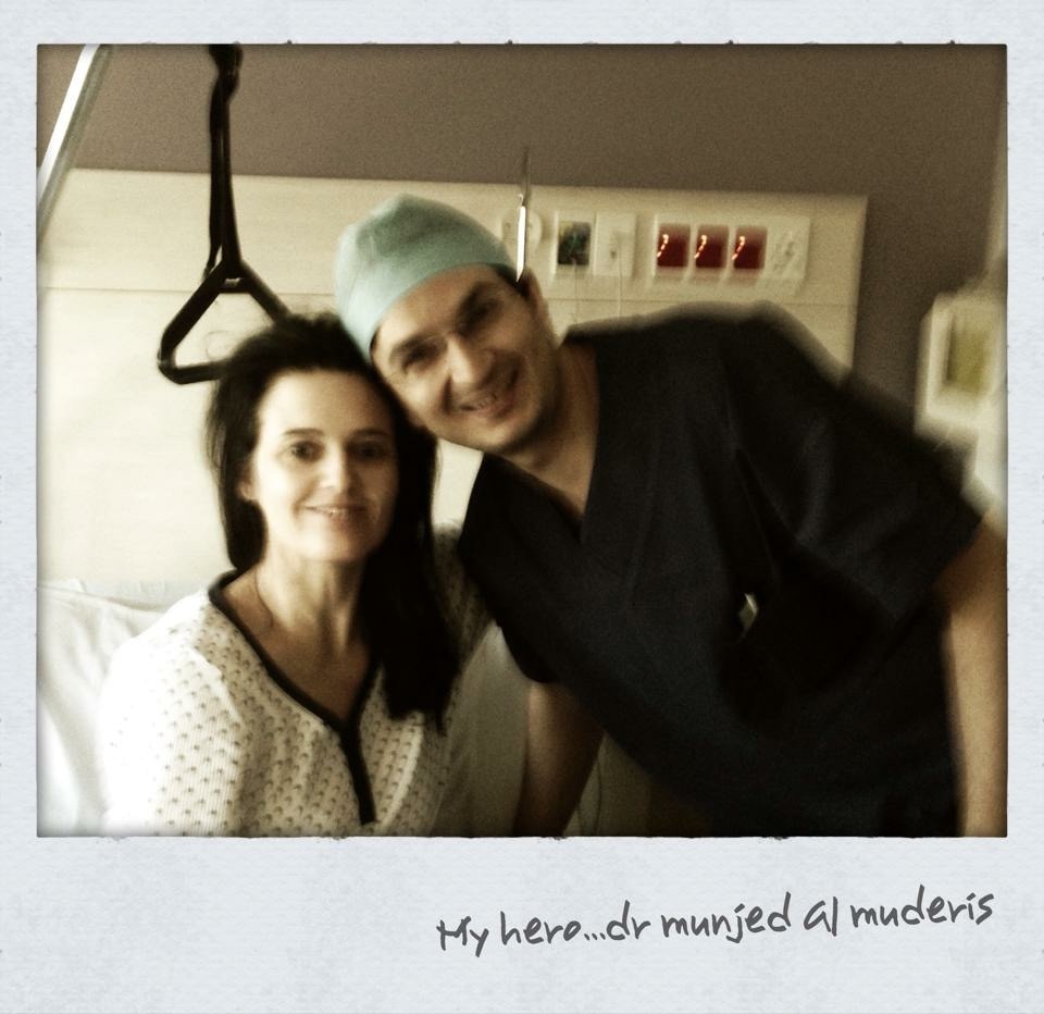 Allison France with Dr Munjed Al Muderis