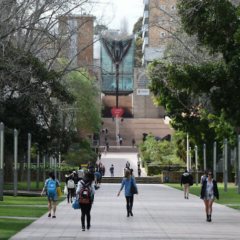 University students in Sydney, Australia