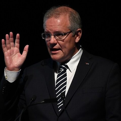 นายกรัฐมนตรีสกอตต์ มอร์ริสัน ประกาศจะลดจำนวนสูงสุดการลดผู้อพยพถาวรมาอยู่ในออสเตรเลีย (AAP)