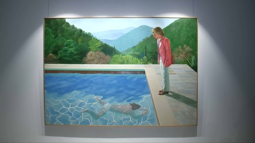 This painting could be the most expensive ever sold by a living artist