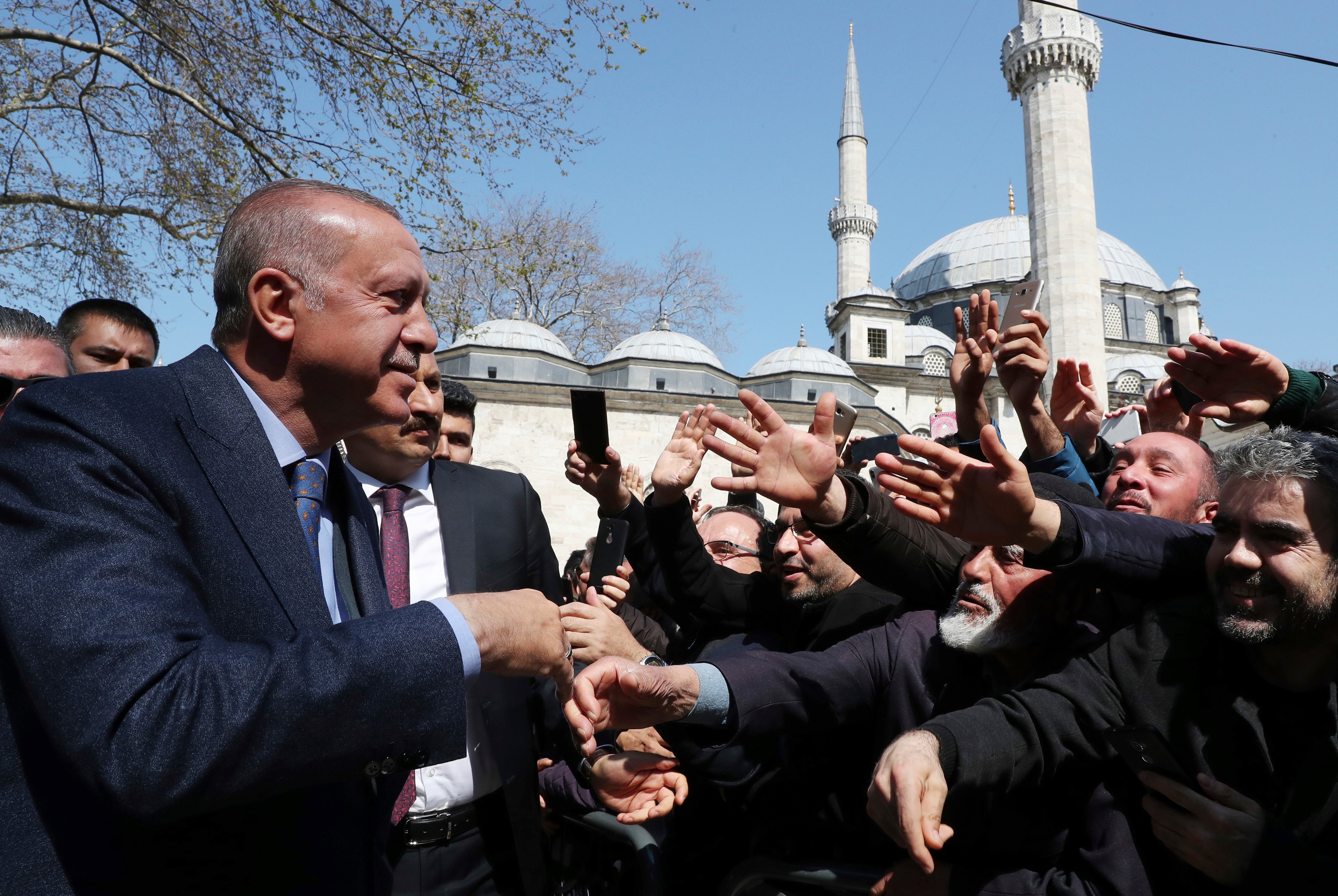Turkey's President Recep Tayyip Erdogan earlier inflamed international relations. 