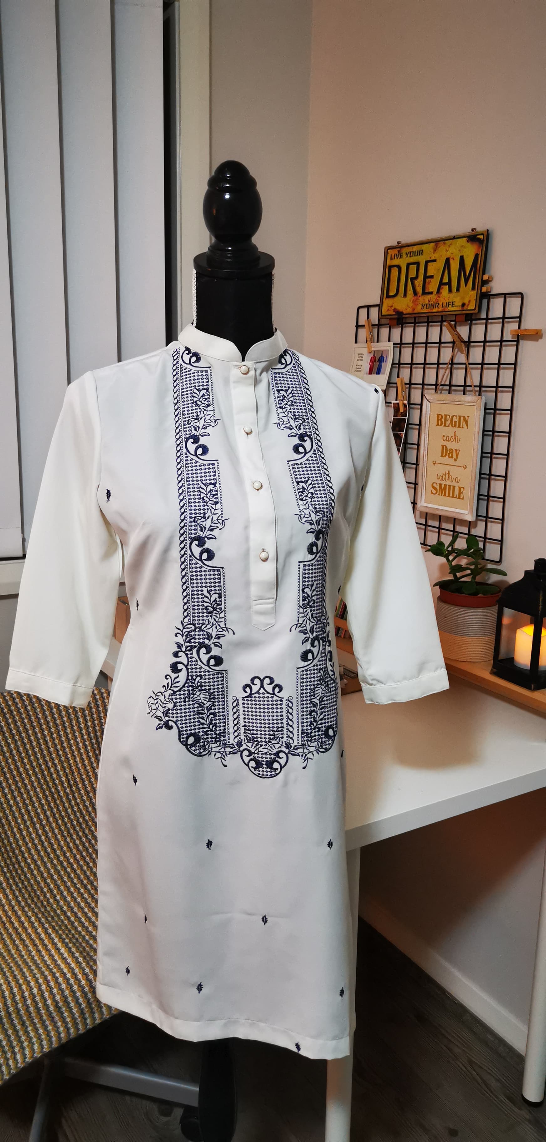 modern filipino barong dress