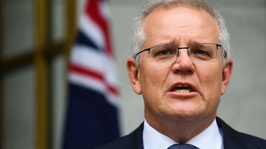 Image to read more 'Extreme Case Scenario' article: Scott Morrison reacts to prediction of 200,000 infections per day '