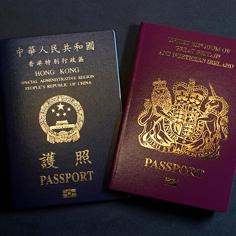A British National Overseas passports (BNO) and a Hong Kong Special Administrative Region of the People's Republic of China passport 