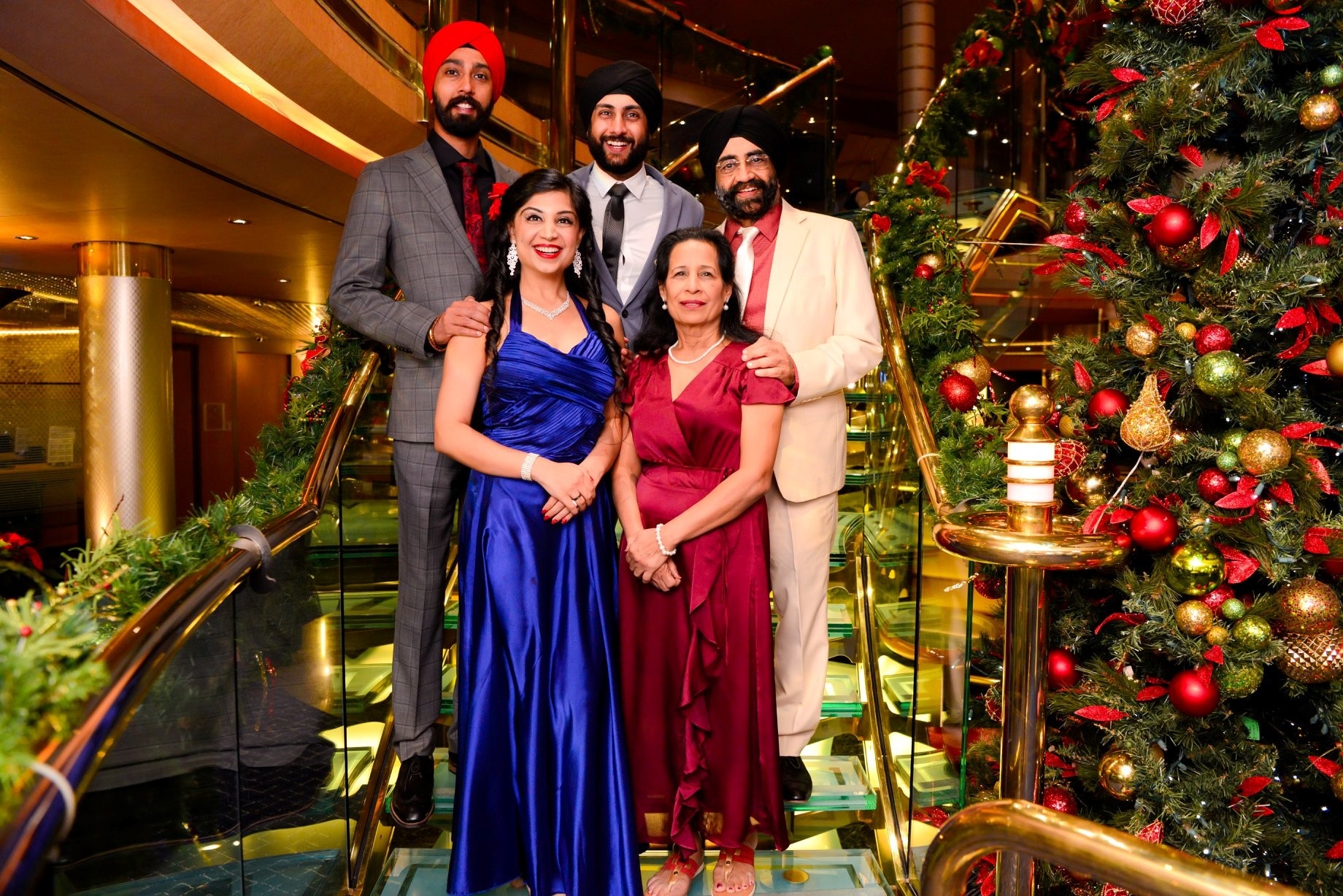 The Dhingra family is based in Sydney. They moved to Australia from India about 25 years ago.