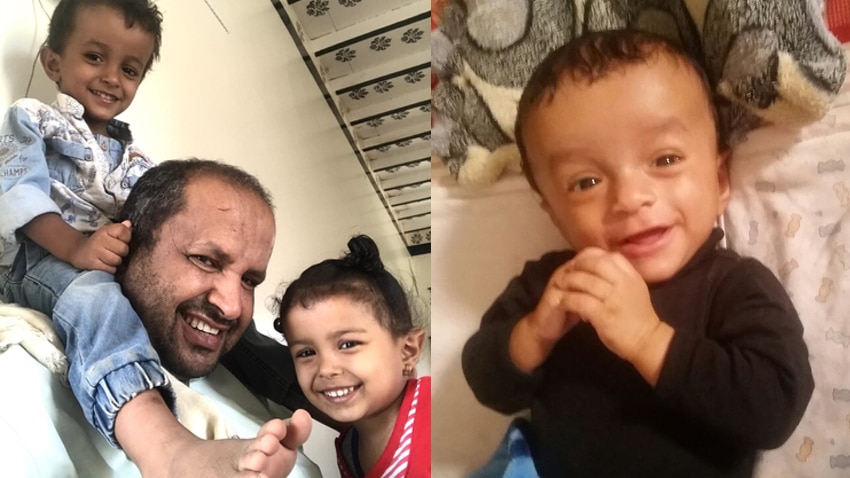 Ahmed Al-Shubaili and his children