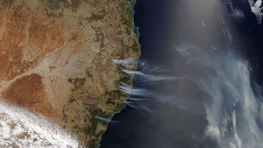 Image for read more article 'In pictures: The devastation from Australia's bushfires is visible from space'