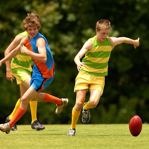 Footy is one of the most poplar organised sport among teenagers in Australia.