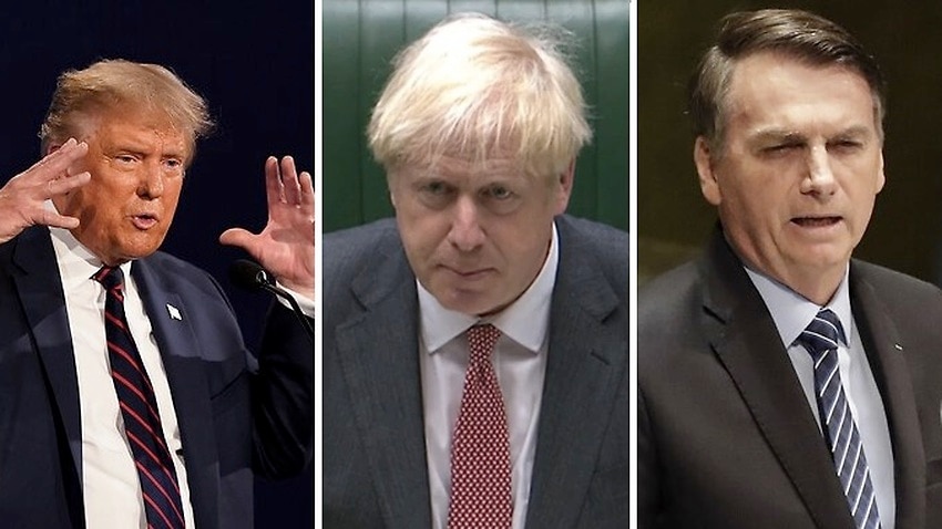 Image for read more article 'Trump, Boris and Bolsonaro: The right-wing 'strongmen' who shrugged-off coronavirus before being infected'