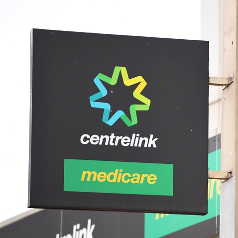 Centrelink in Melbourne (AAP)
