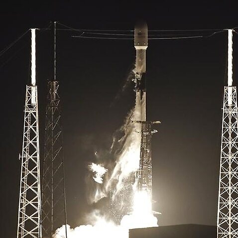 SpaceX has launched its first rockets from Florida for the new Starlink internet service. (AAP)
