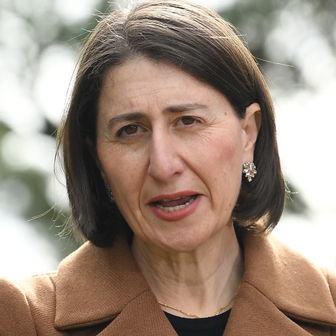 NSW Premier Gladys Berejiklian speaks to the media during a press conference in Sydney, Wednesday, July 29, 2020. Pop up testing clinics have been set up in Sydney following a series of coronavirus clusters. (AAP Image/Dean Lewins) NO ARCHIVING