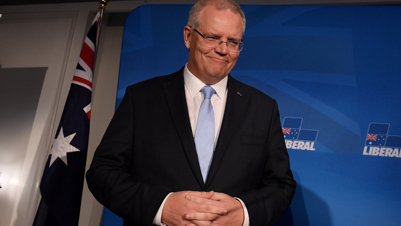 Prime Minister Scott Morrison at the Liberal Party Wentworth by-election function.