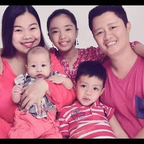Val Carvajal's family who died in a fire incident last August 31, 2021 in Cebu City, Philippines 