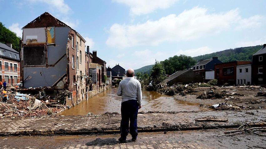 Image for read more article 'Climate change made last month's deadly floods in Germany and Belgium 'up to nine times more likely''