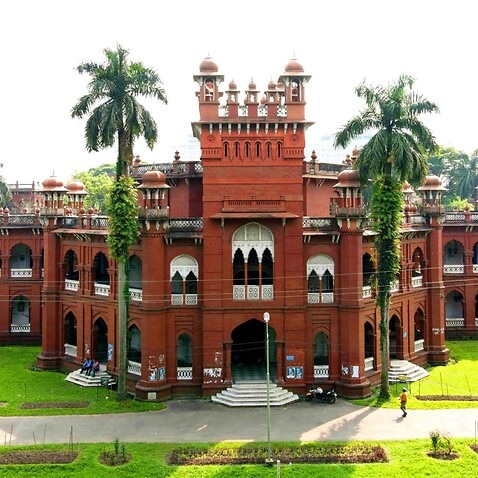 Carzon Hall at the University of Dhaka, Bangladesh