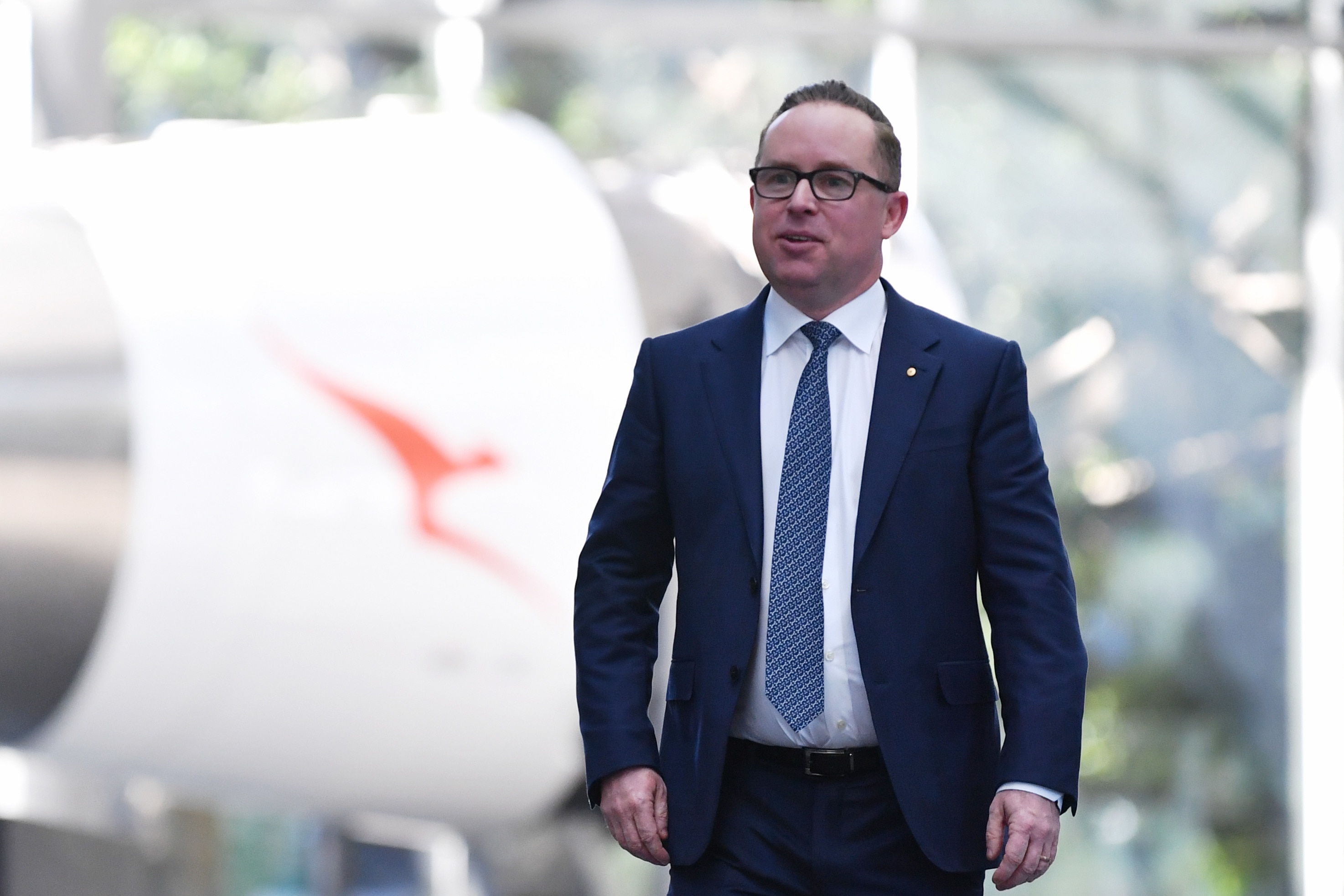 Qantas CEO Alan Joyce Qantas says international flights would not resume until mid-2021.