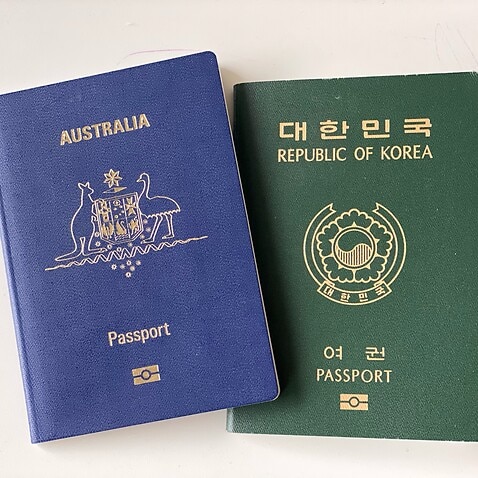 Australian and Korean passports