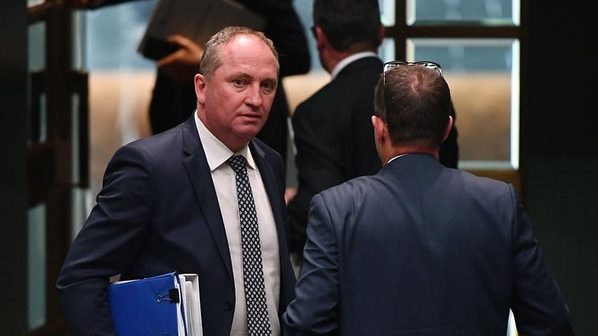 Barnaby Joyce's pregnant partner left his office to work for other National MPs.