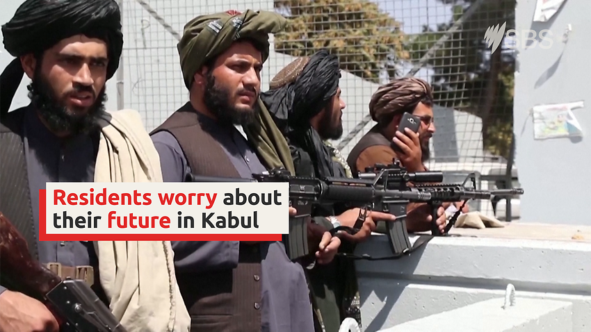 Image for read more article 'Residents worry about their future as Taliban set up government in Kabul'