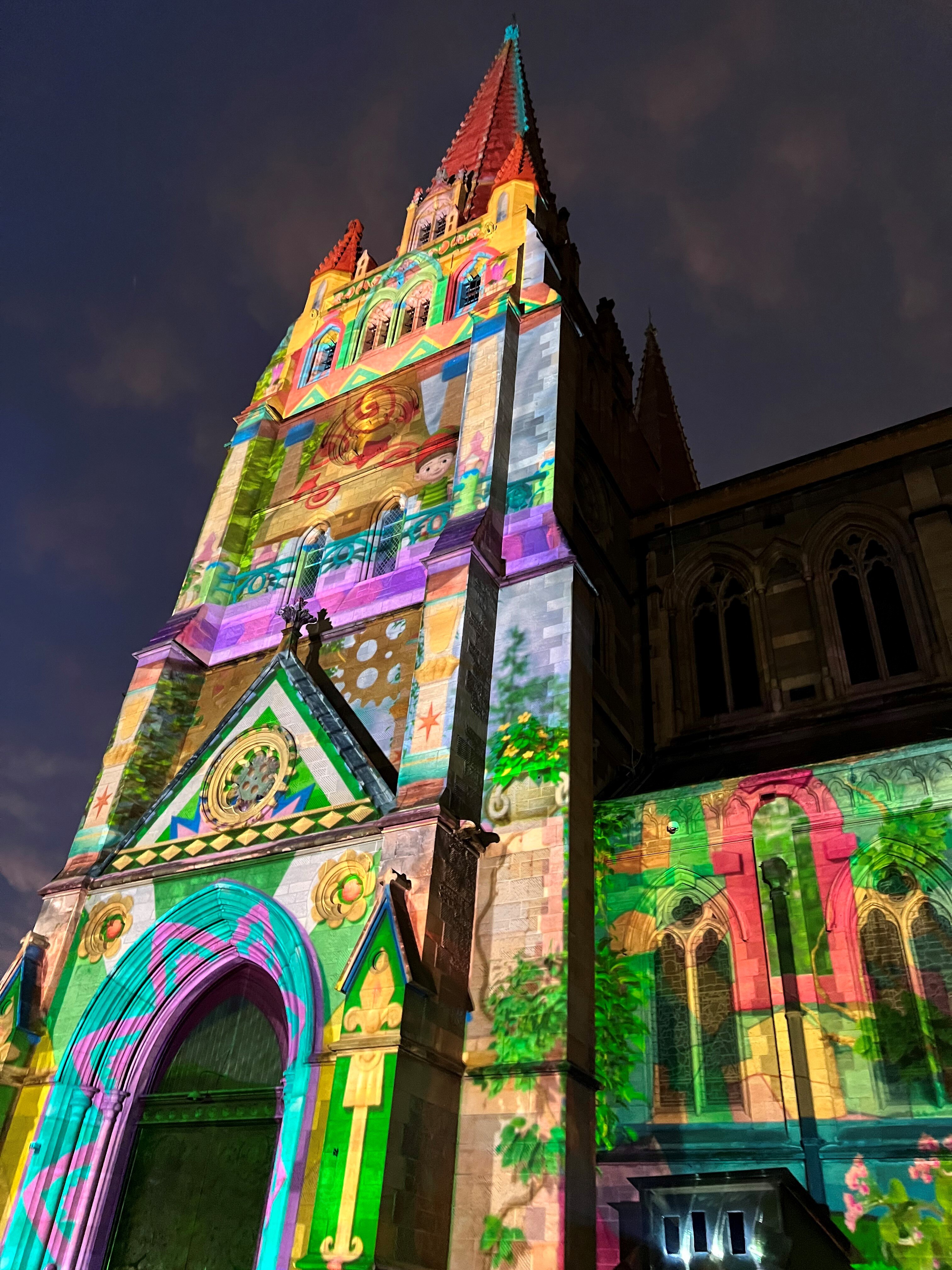 Melbourne Christmas Projections 2021
