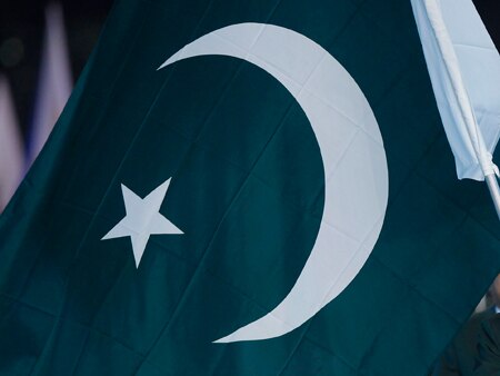 Pakistan flag on 14 Aug