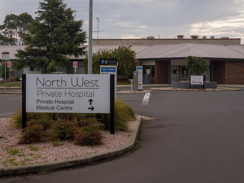 The North West Private Hospital is one of two hospitals closed in Burnie because of a coronavirus outbreak.