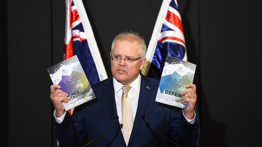 Image for read more article 'Scott Morrison unveils $270 billion plan to arm Australia with long-range missiles against 'more dangerous' world '