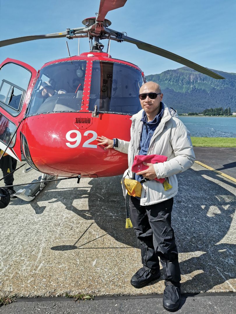 Michael Lung in Alaska in 2019