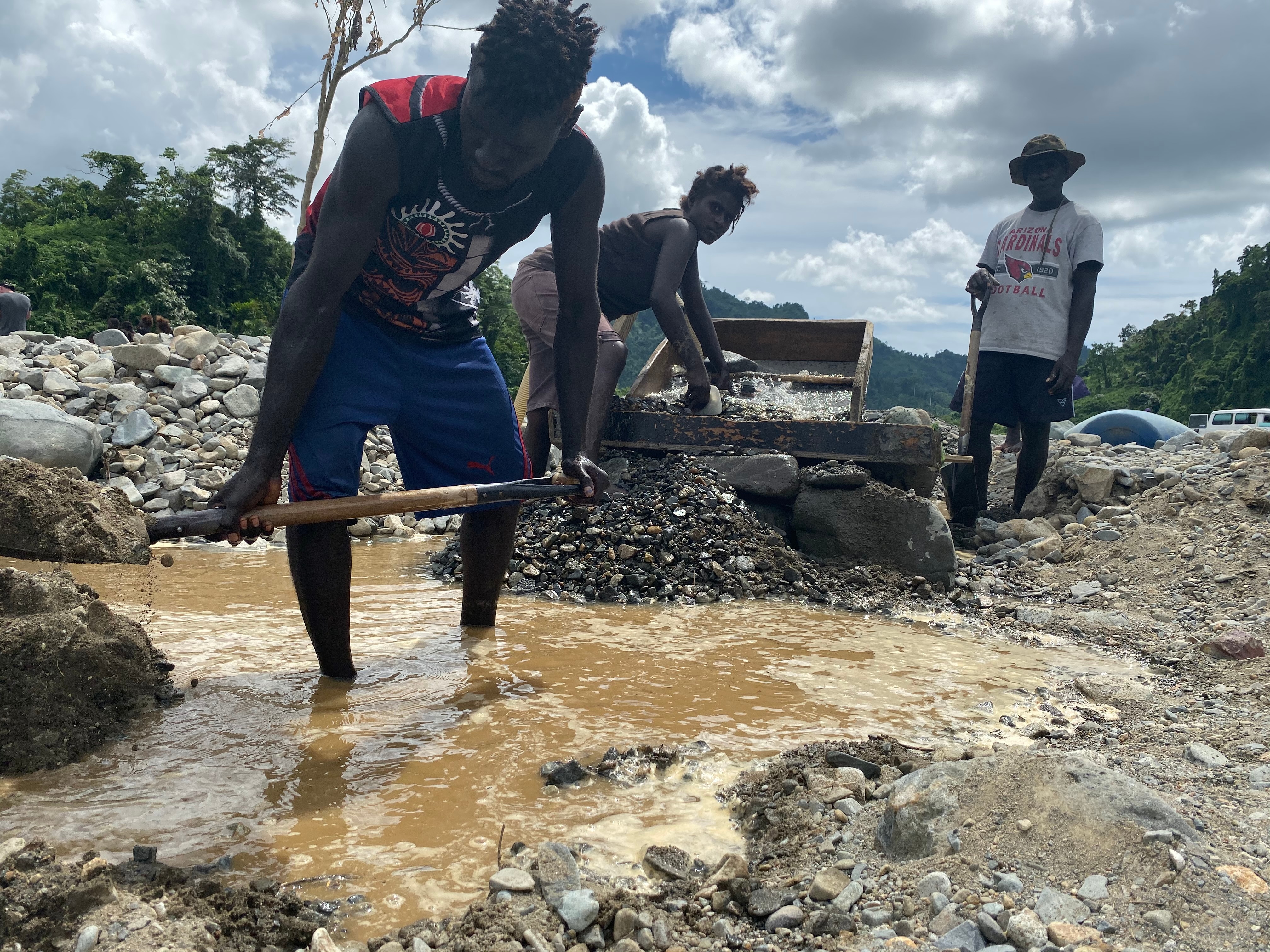 Bougainville's rivers and lands were devastated by mining waste.