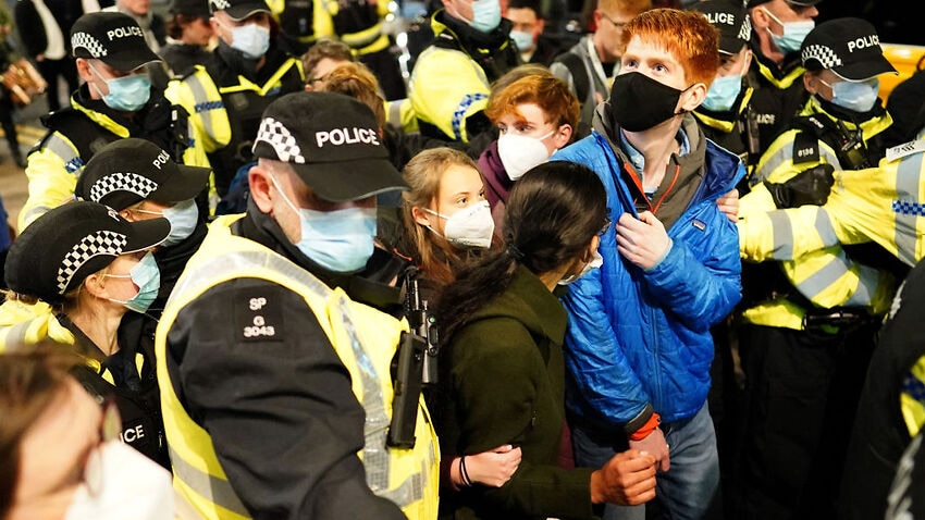 Image for read more article 'Greta Thunberg joins climate activists in Glasgow as protests ramp up ahead of COP26'