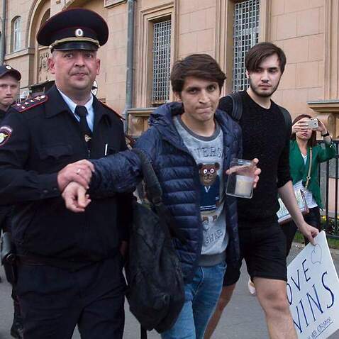 Arrest in Moscow