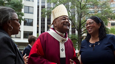 Cardinal Wilton Gregory made headlines when he blasted President Donald Trump for his photo opportunity in front of a Washington DC church during the pandemic. 