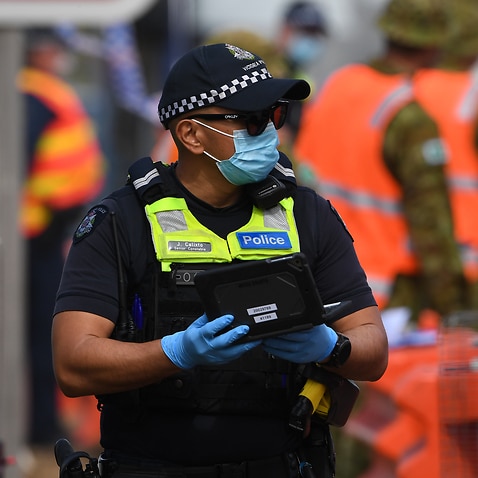 Police are cracking down on large gatherings in breach of Victoria's lockdown restrictions.