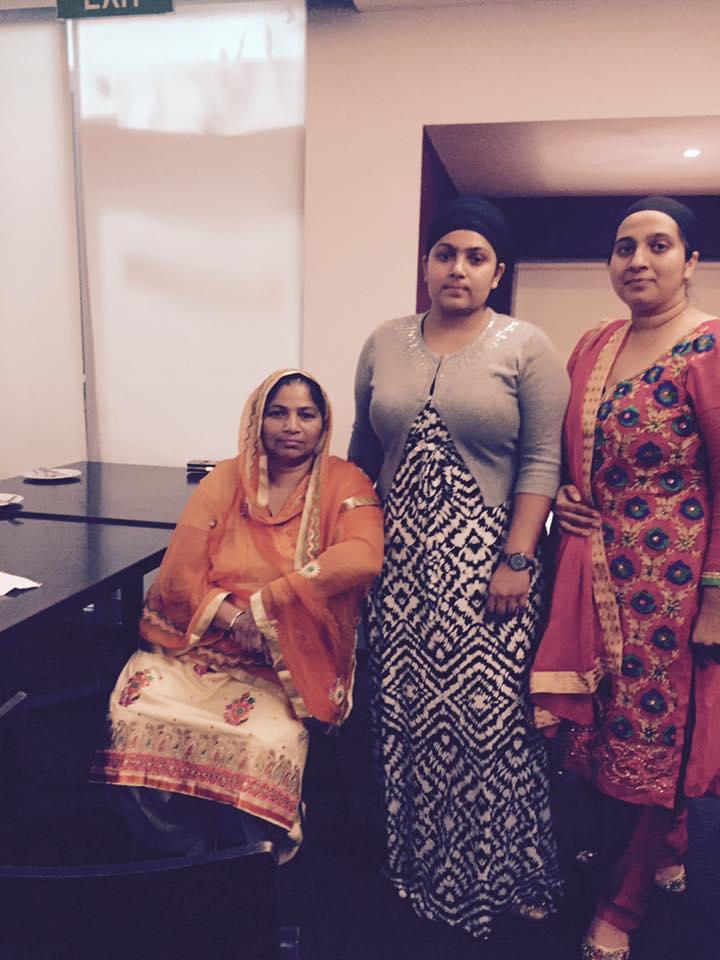 Sandeep Kaur finds her mother Manjeet Kaur (L) and her friend Sonika Paul (R) as her source of inspiration.