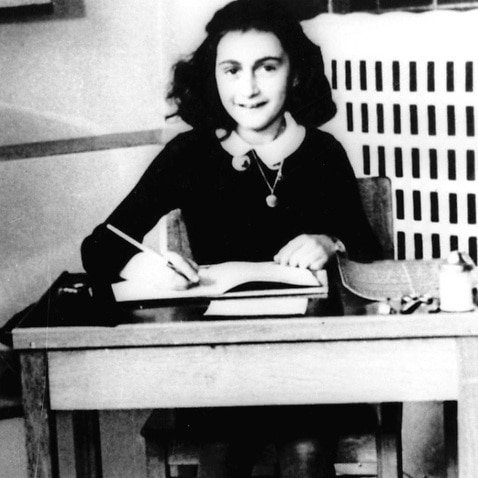 File image of Anne Frank