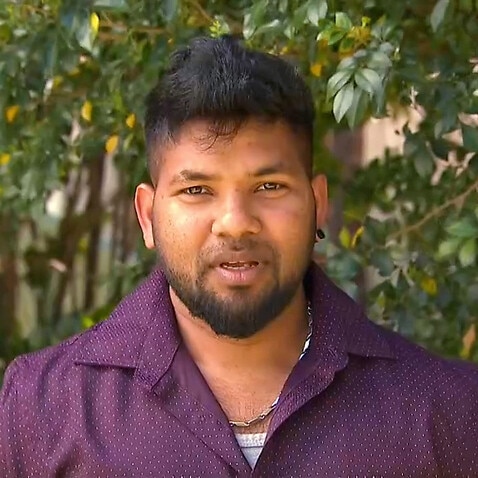 Asylum seeker Thanush Selvarasa from Sri Lanka