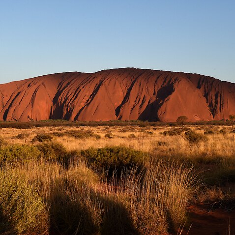 Uluru, pictured in afternoon light, in the Northern Territory