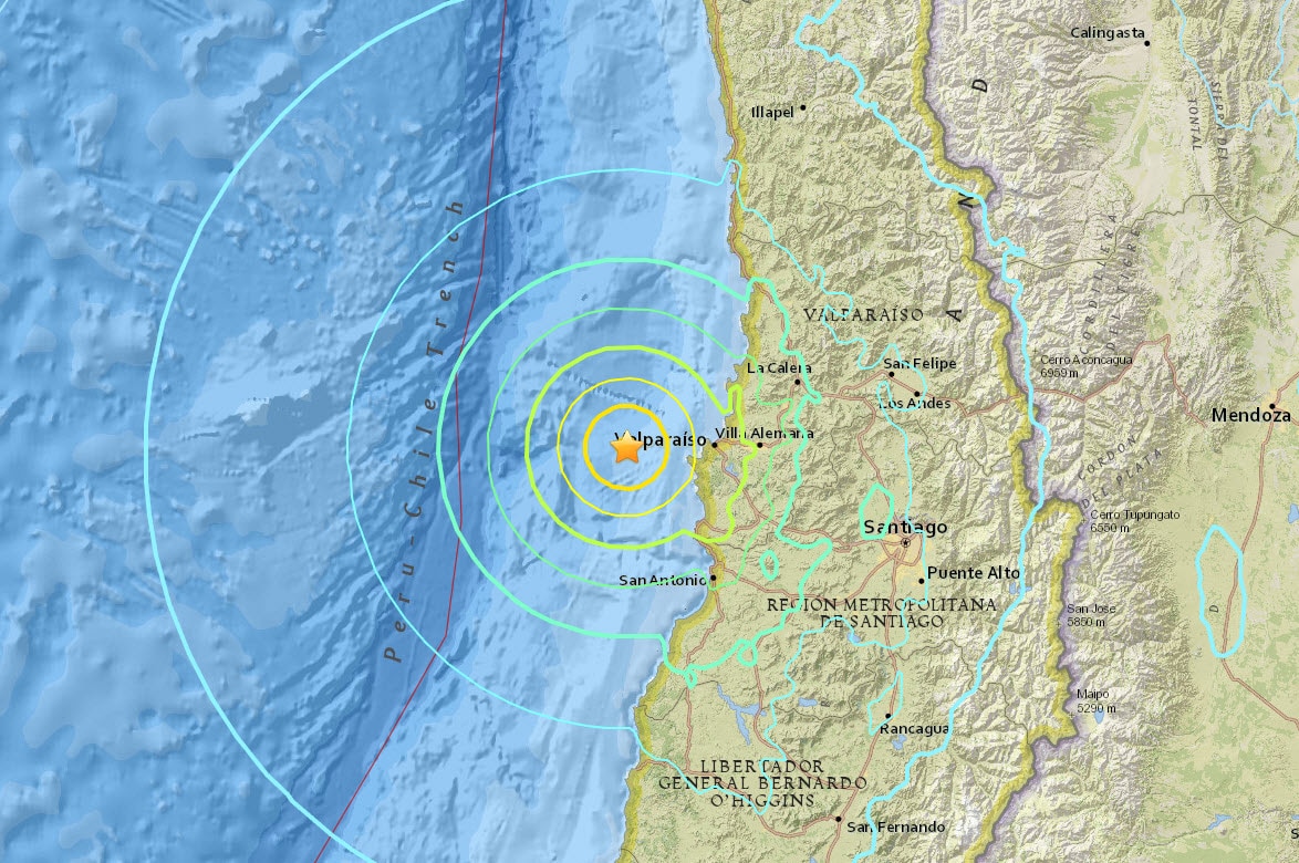 Великое чилийское землетрясение фото