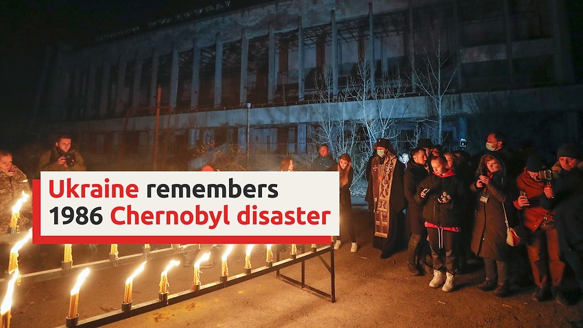 Vigil As Ukraine Remembers Chernobyl Disaster Sbs News