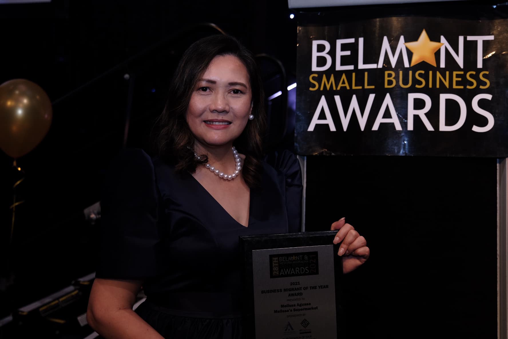 Melissa's Supermarket won Business Migrant of the Year on Belmont & Western Australia Small Business Awards